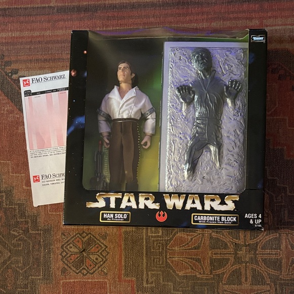 Star Wars Han Solo Figure with Carbonite Block